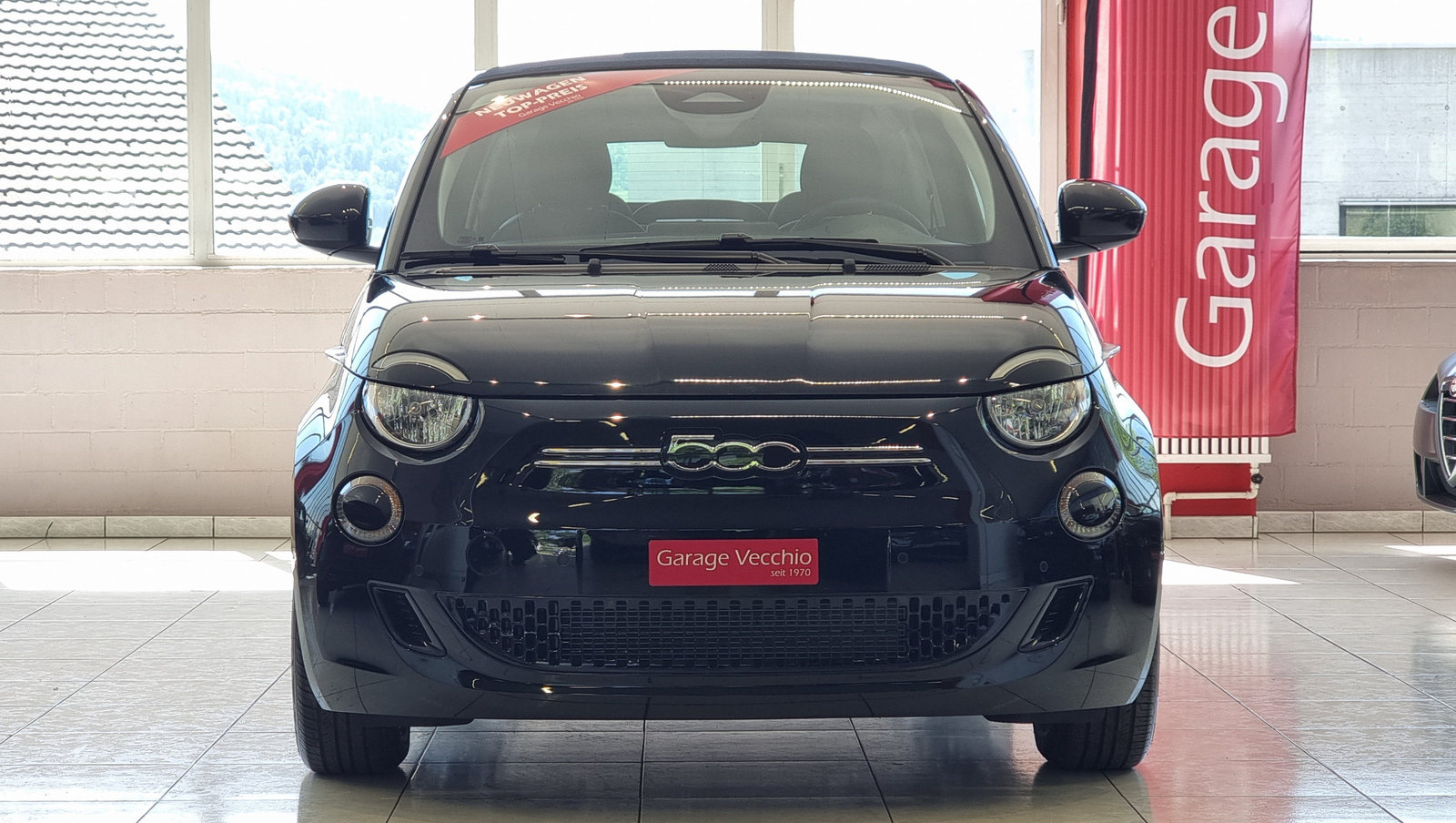 FIAT 500 Cabrio Red